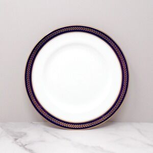 Vintage Coalport Bone China Blue Wheat Salad Plate